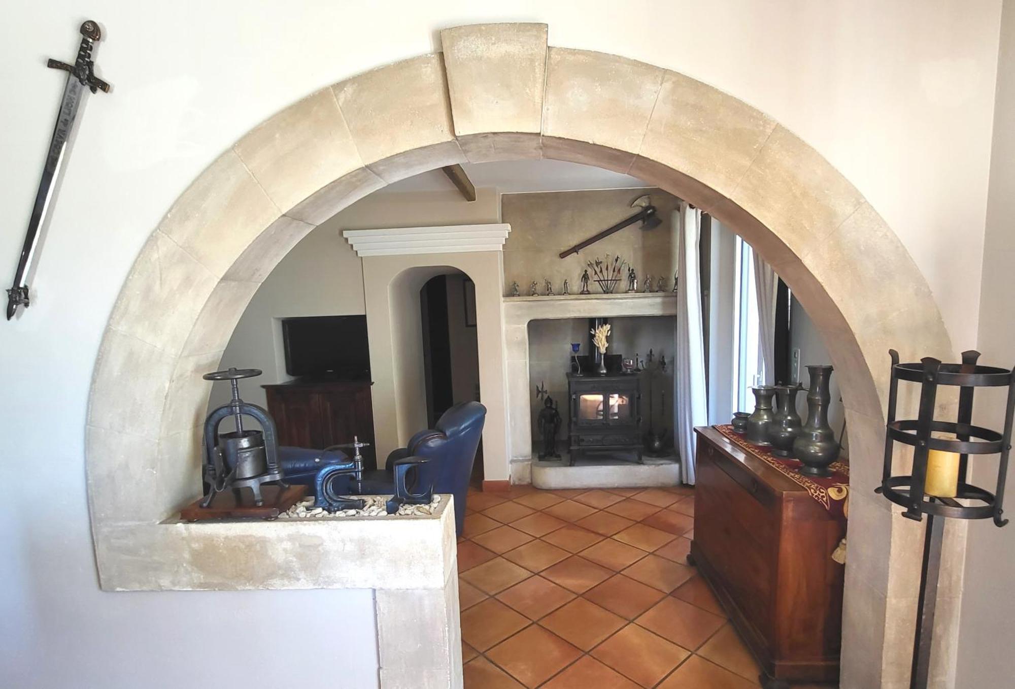 La Massette du Cheval Blanc Villa de caractère en pierre sèche LʼIsle-sur-la-Sorgue Esterno foto