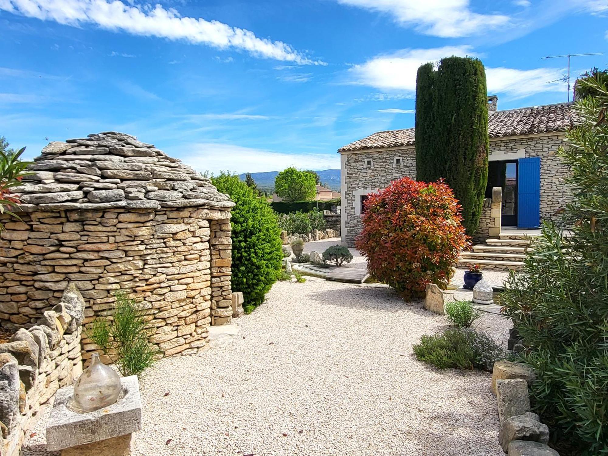 La Massette du Cheval Blanc Villa de caractère en pierre sèche LʼIsle-sur-la-Sorgue Esterno foto